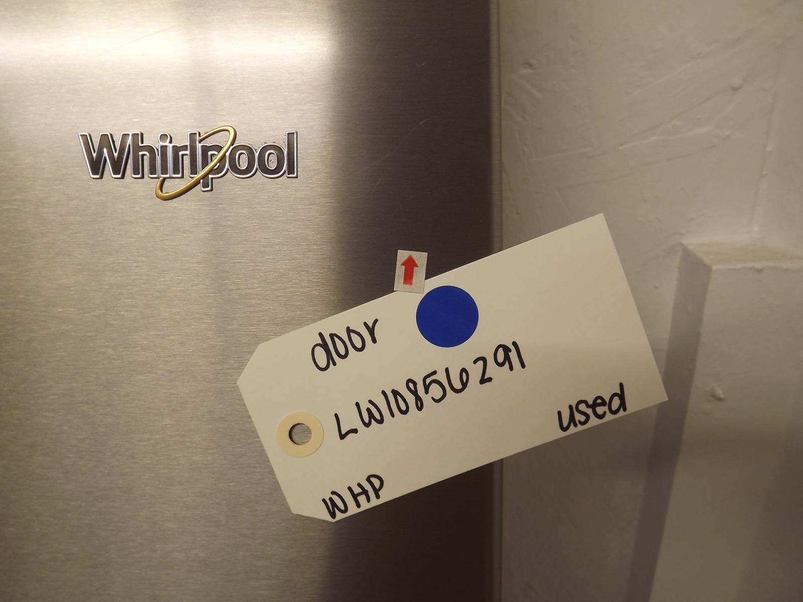 Whirlpool Refrigerator LW10856291 Door Used Whirlpool Refrigerator LW10856291 Door Used